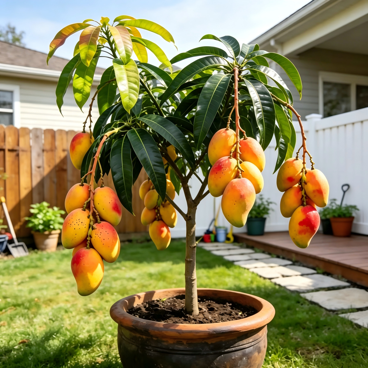 🏆75K+ SOLD!🥭Mango Tree Sapling | Tropical Homegrown Fruit | Sturdy & Vigorous Growth