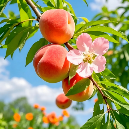 LIMITED TIME: Grafted Peach Tree Sapling-Bears Sweet Honey Peaches in 1 Year
