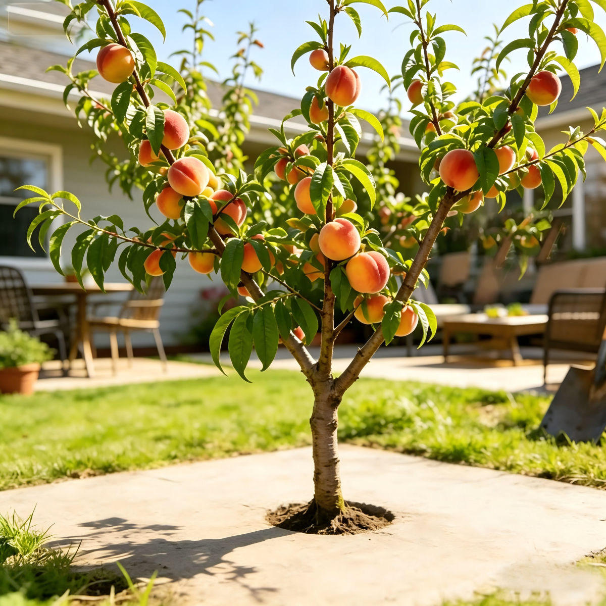 LIMITED TIME: Grafted Peach Tree Sapling-Bears Sweet Honey Peaches in 1 Year